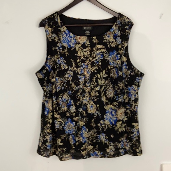 Lane Bryant Sleeveless Sparkle Top Size 22/25 - Picture 1 of 4